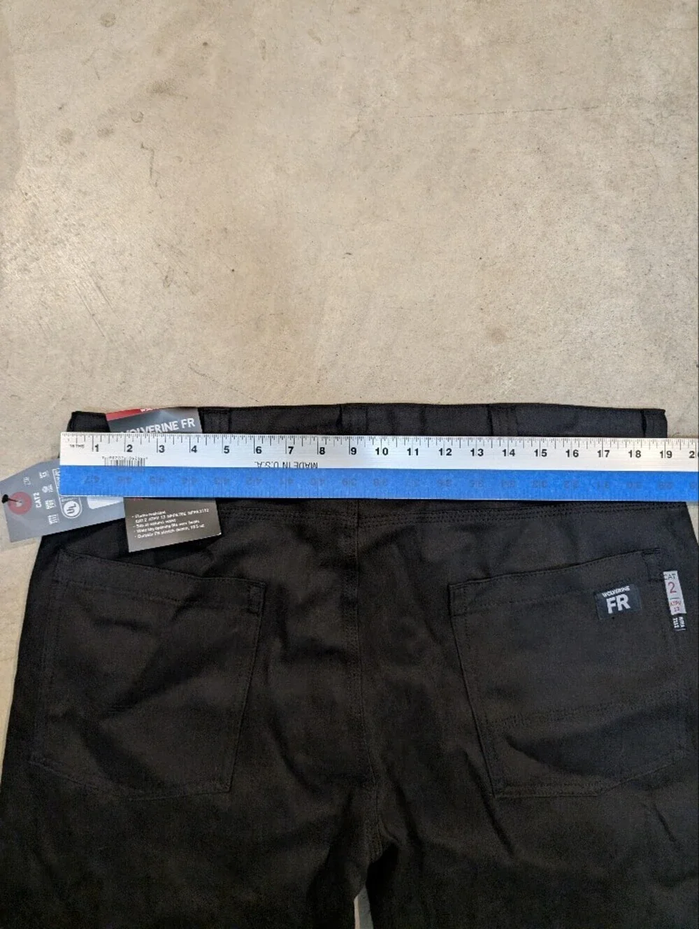 NWT Wolverine FR Cat 2 Pants Mens 38x30 Black Work Utility
